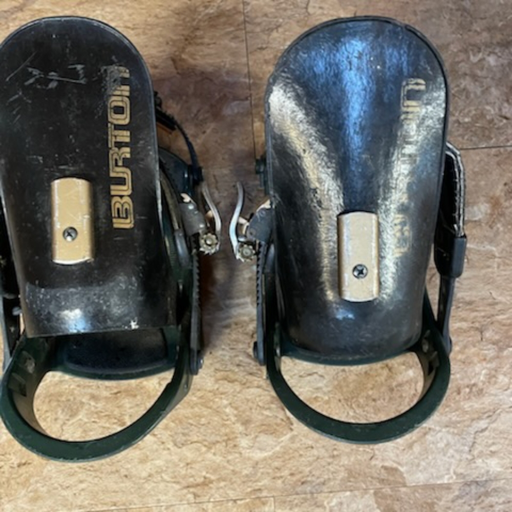Burton Snowboard Bindings. Well used